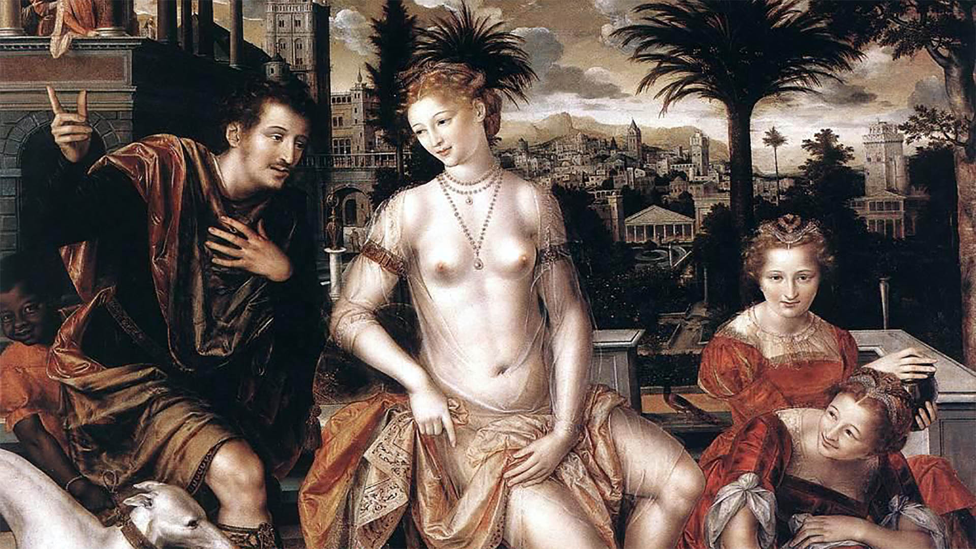 David und Bathseba nach Jan Matsys (1509–1575)