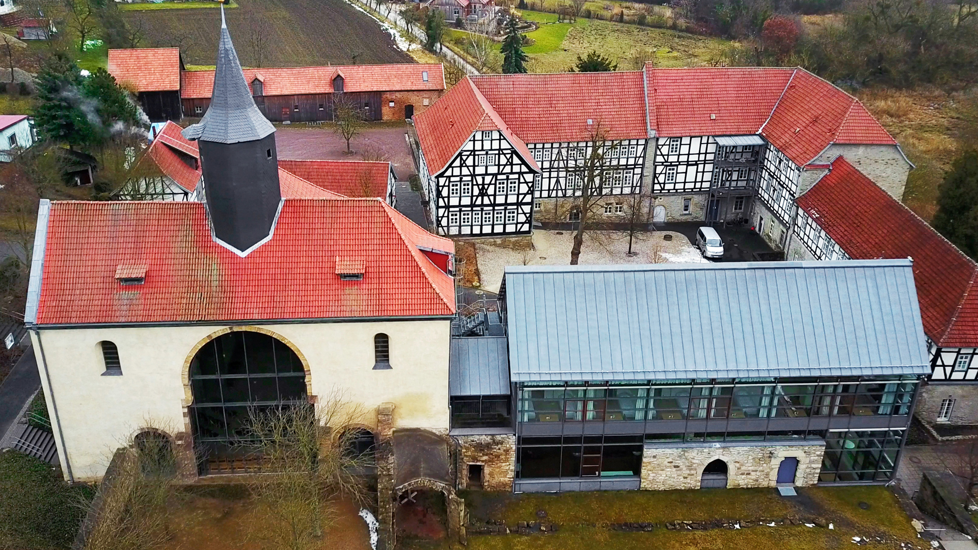 Die Klosteranlage Volkenroda in Thüringen