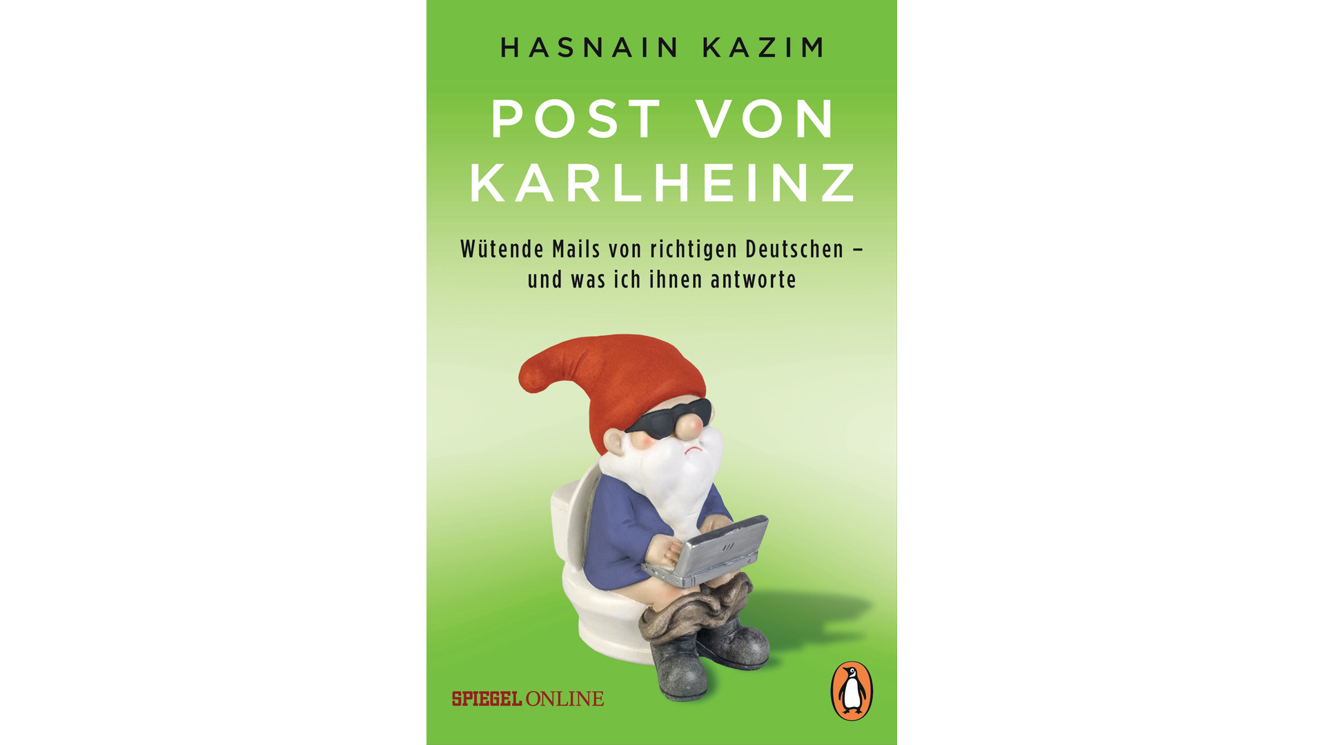 Zwei Jahre lang hat Hasnain Kazim, in Deutschland geborener Sohn indisch-pakistanischer Eltern, zurückgemailt, wenn Leser ihm beleidigende und hasserfüllte Post schickten. Nachzulesen ist diese Korrespondenz im eben erschienenen Buch „Post von Karlheinz. Wütende Mails von richtigen Deutschen – und was ich ihnen antworte“, Penguin, 272 Seiten, 10 Euro, ISBN 9783328102724