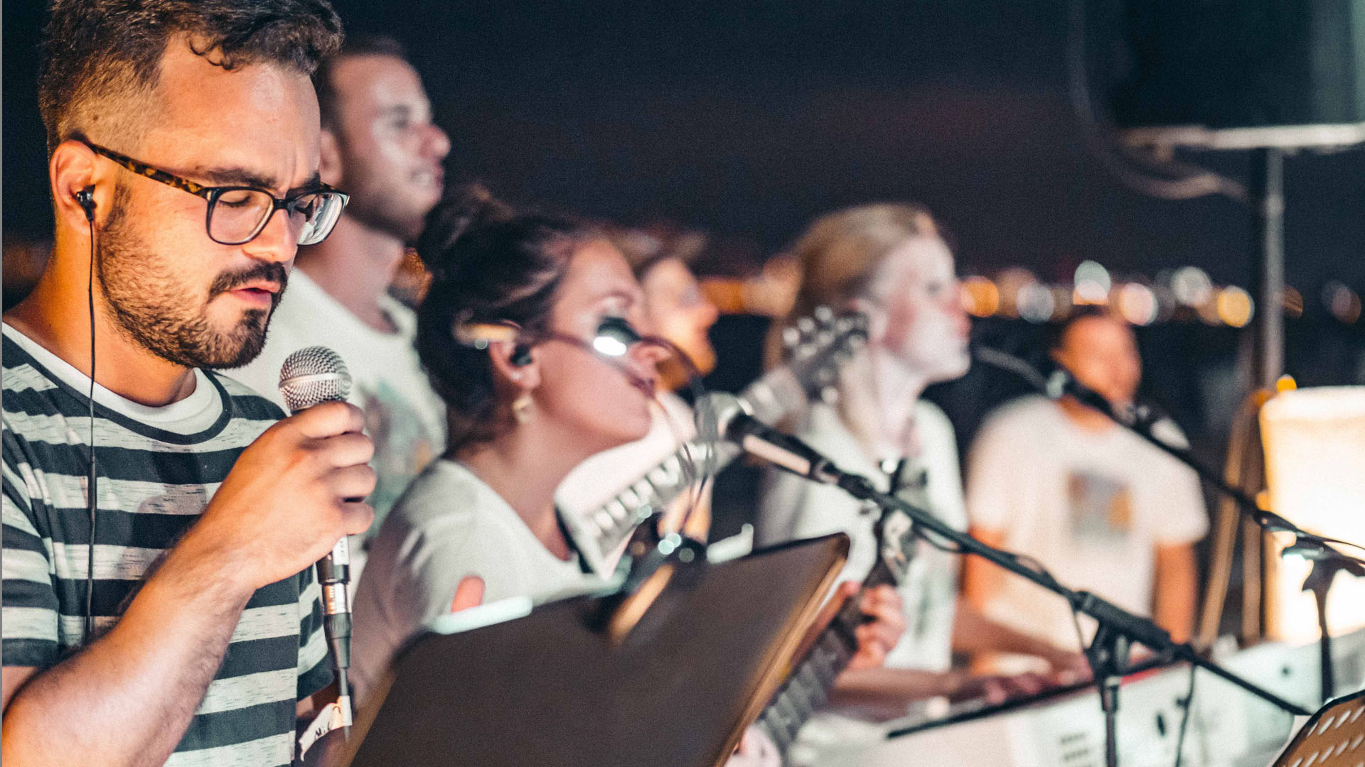 Die Band sorgt mit christlicher Rock- und Popmusik für ausgelassene Stimmung