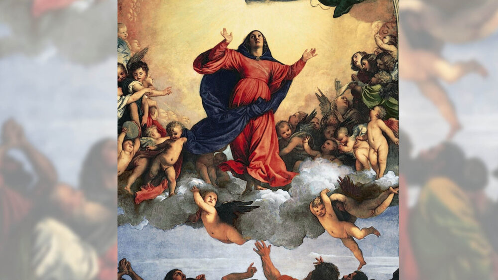 So stellte es sich der Maler Tizian um das Jahr 1516 vor: Die Himmelfahrt Marias