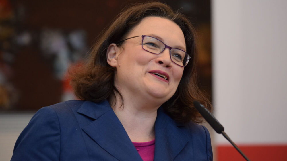 Andrea Nahles stammt aus der Eifel und pendelt zwischen Berlin und Weiler