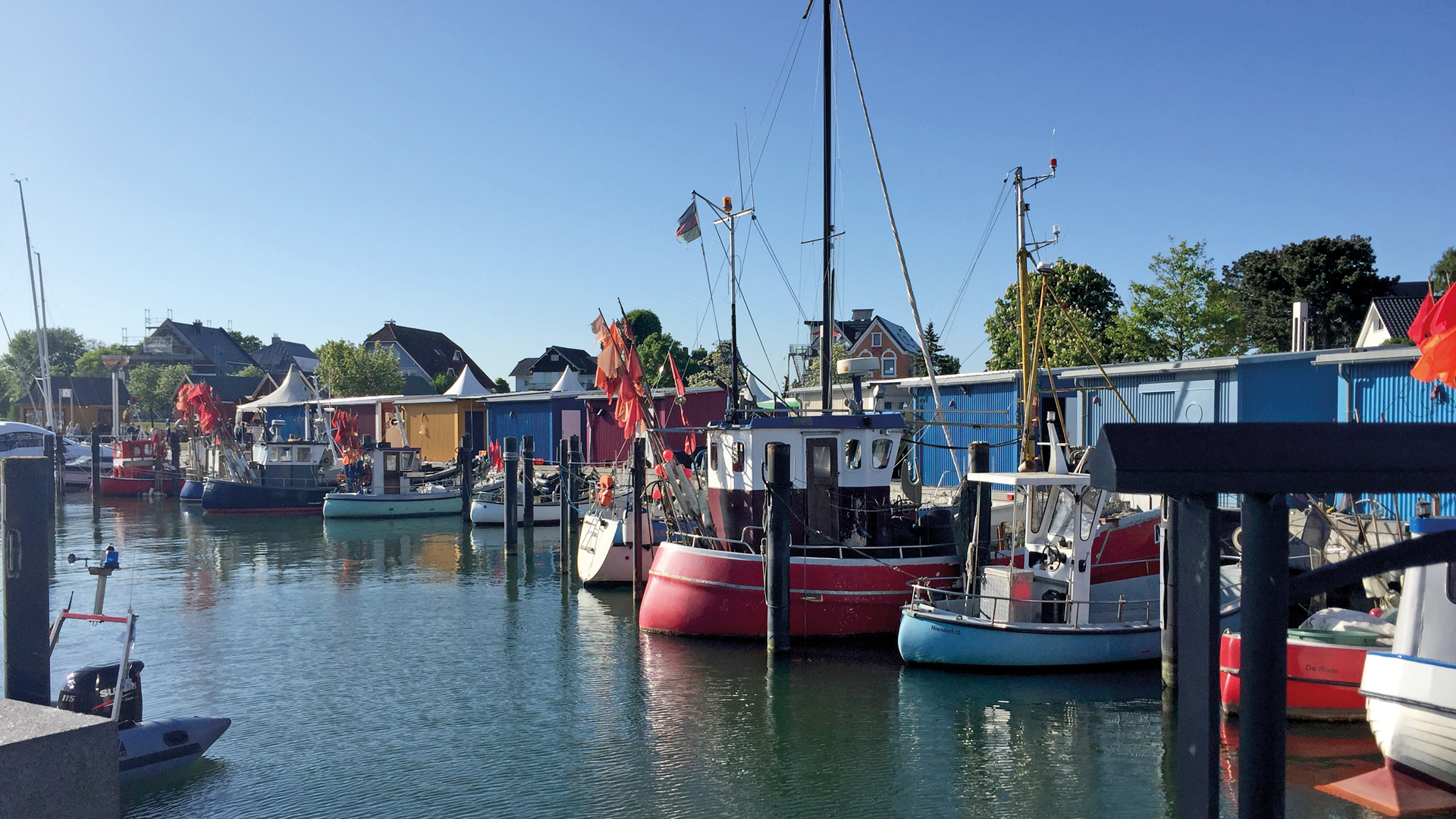 Der Hafen ist Ausgangspunkt für Seebestattungen