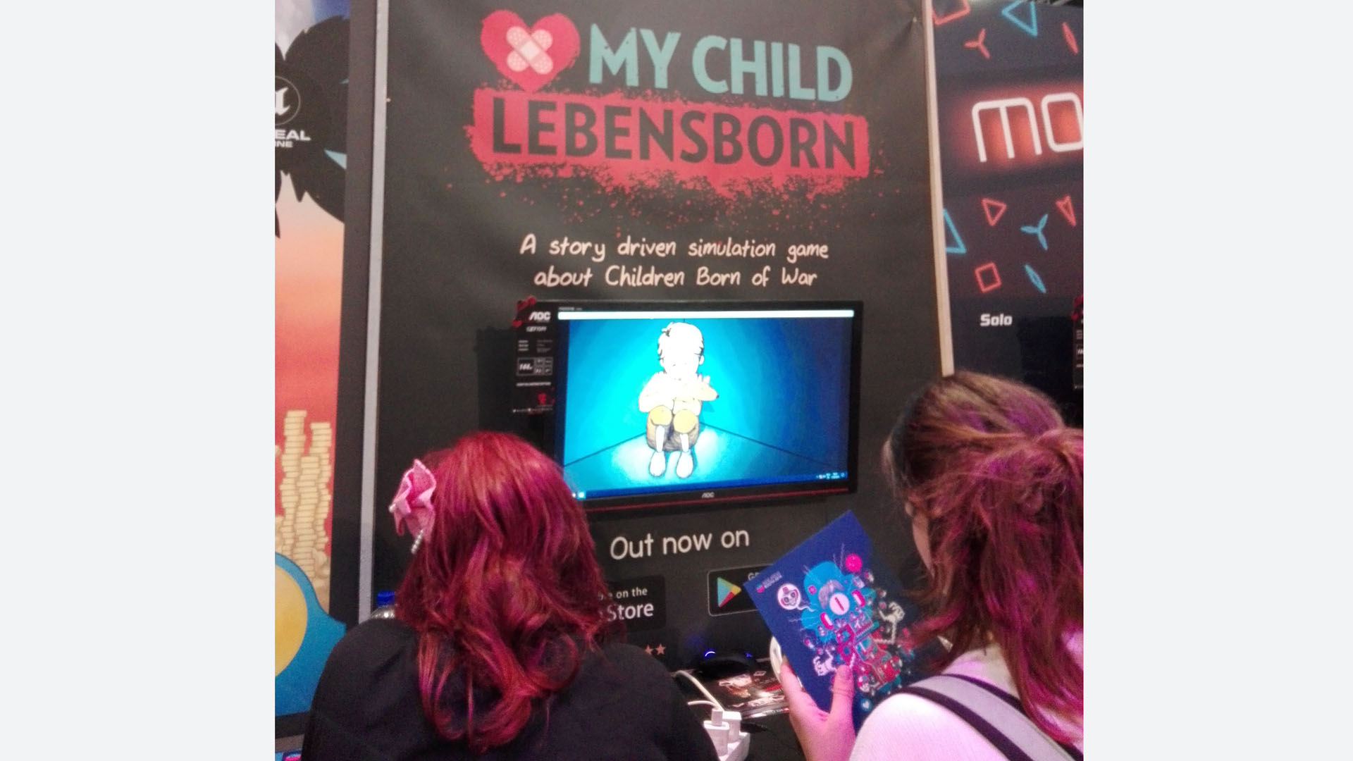 Spielerinnen probieren „My Child Lebensborn“ aus – darin müssen sie ein Kind großziehen, das in einem Nazi-Programm geboren wurde