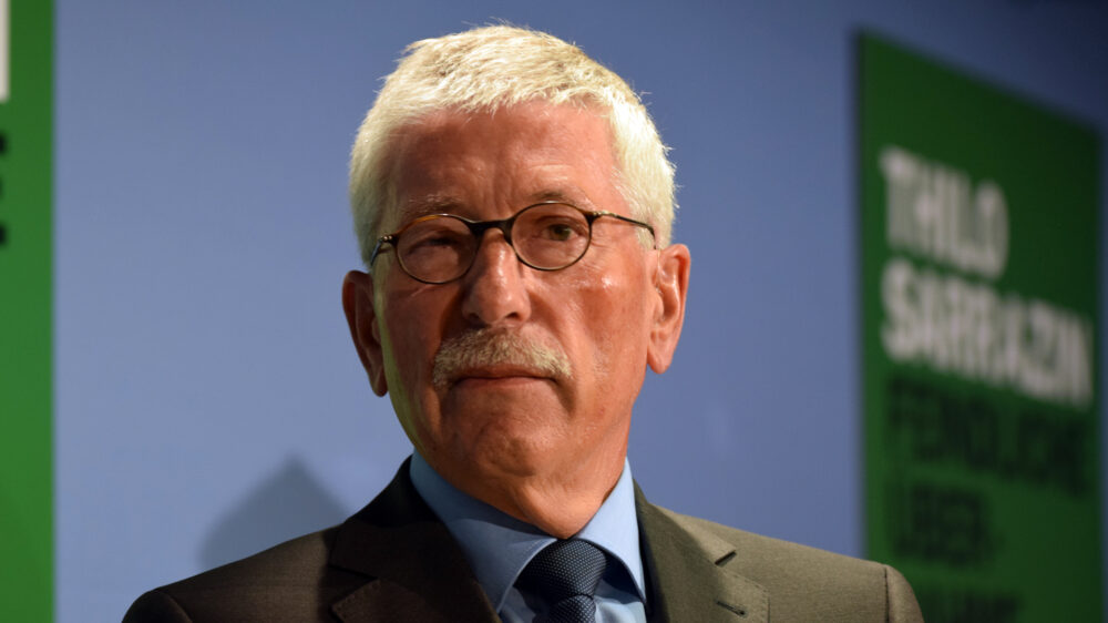 Thilo Sarrazin am Donnerstag in Berlin