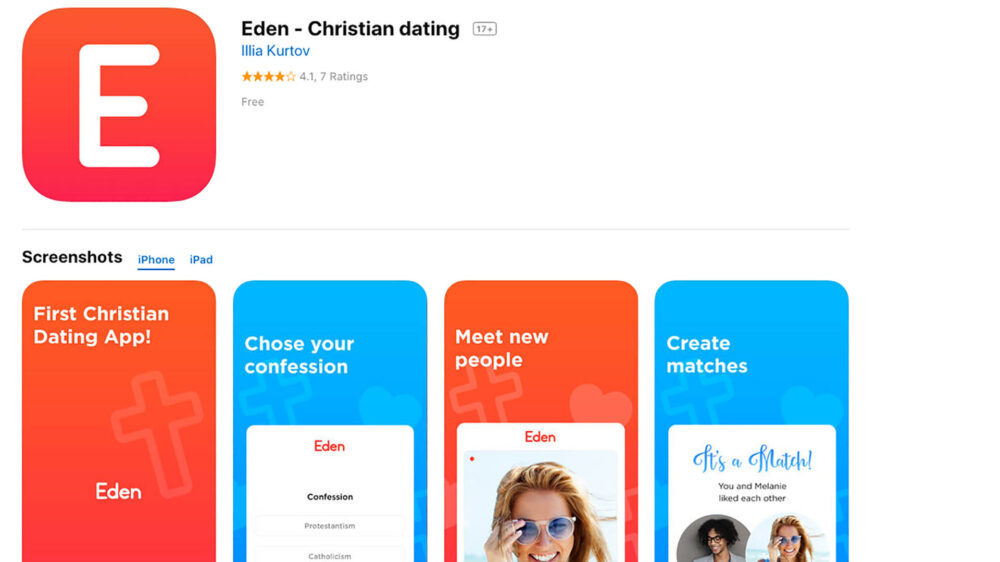 Die Dating-App „Eden“ ist speziell für Christen