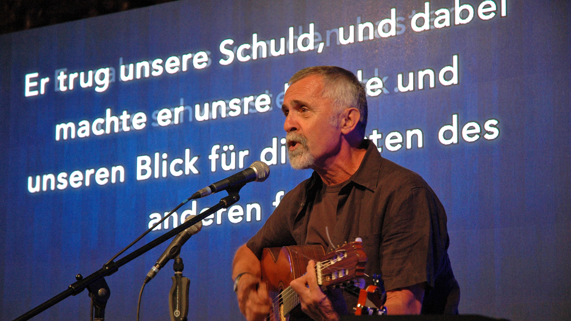 Liedermacher Manfred Siebald ist selbst Compassion-Botschafter