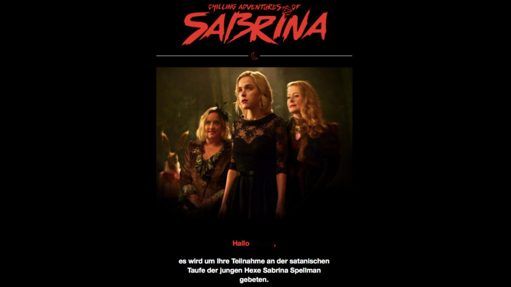 In der Netflix-Serie „Chilling Adventures of Sabrina“ muss die Halbhexe Sabrina entscheiden, ob sie in der Welt der Menschen oder in der der Hexen leben und einen Pakt mit dem Teufel schließen möchte