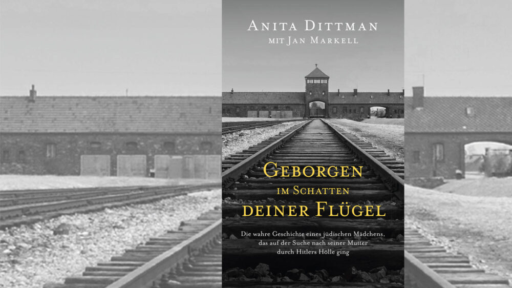 Das Buch „Geborgen im Schatten deiner Flügel“ beschreibt „die wahre Geschichte eines jüdischen Mädchens, das auf der Suche nach seiner Mutter durch Hitlers Hölle ging“.