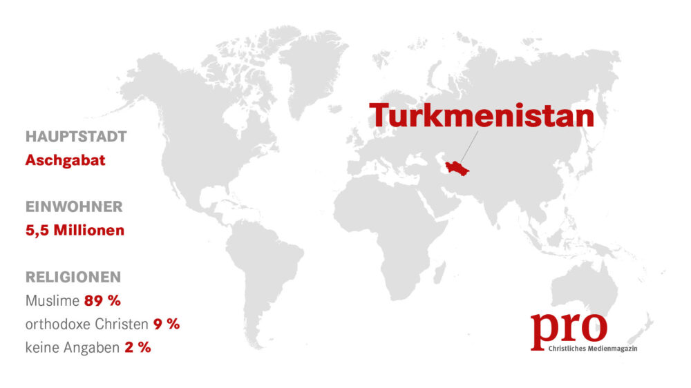Polizei und Geheimdienst überwachen in Turkmenistan Moscheen, Kirchen und Gemeinden