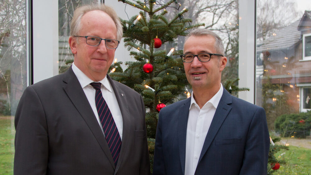 Leiter Martin Westerheide (links) geht 2019 in den Ruhestand. Zu seinem Nachfolger wurde Ralf Richter gewählt.
