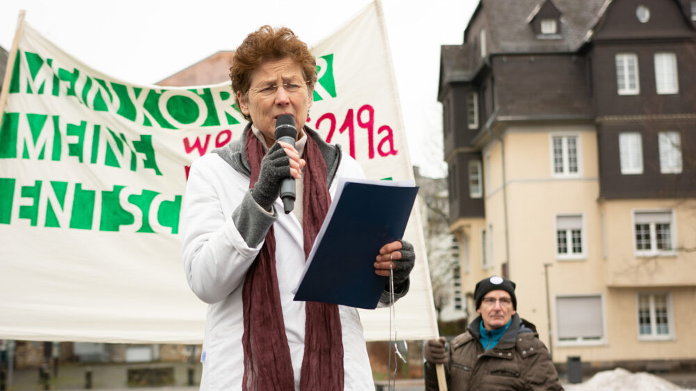 Die Gießener Ärztin Kristina Hänel