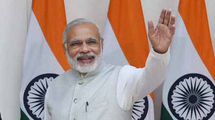 Indiens Premierminister Narendra Modi propagiert die Hindutva-Ideale