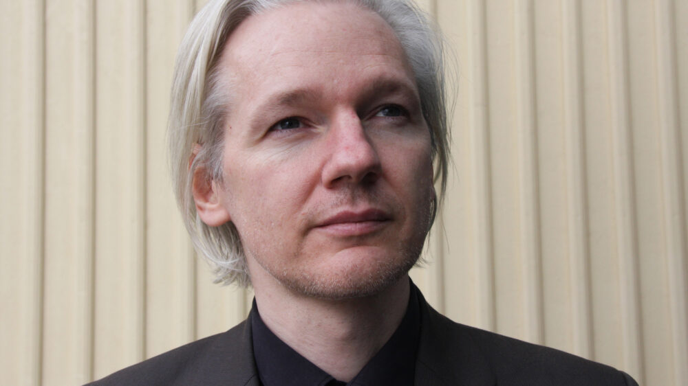 Julien Assange im Jahr 2010 in Norwegen