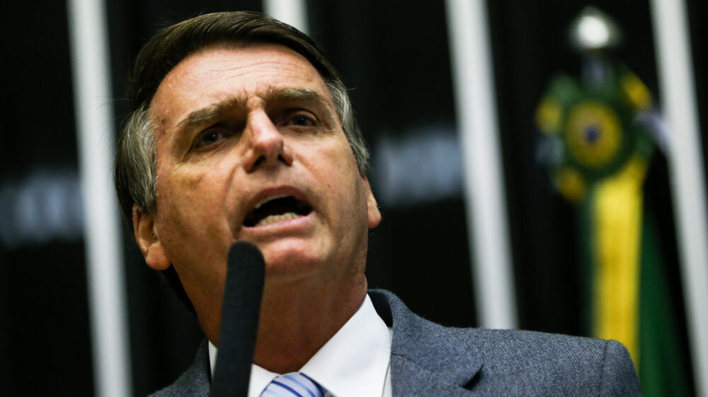 Fährt eigentlich einen pro-israelischen Kurs: Der brasilianische Präsident Jair Bolsonaro