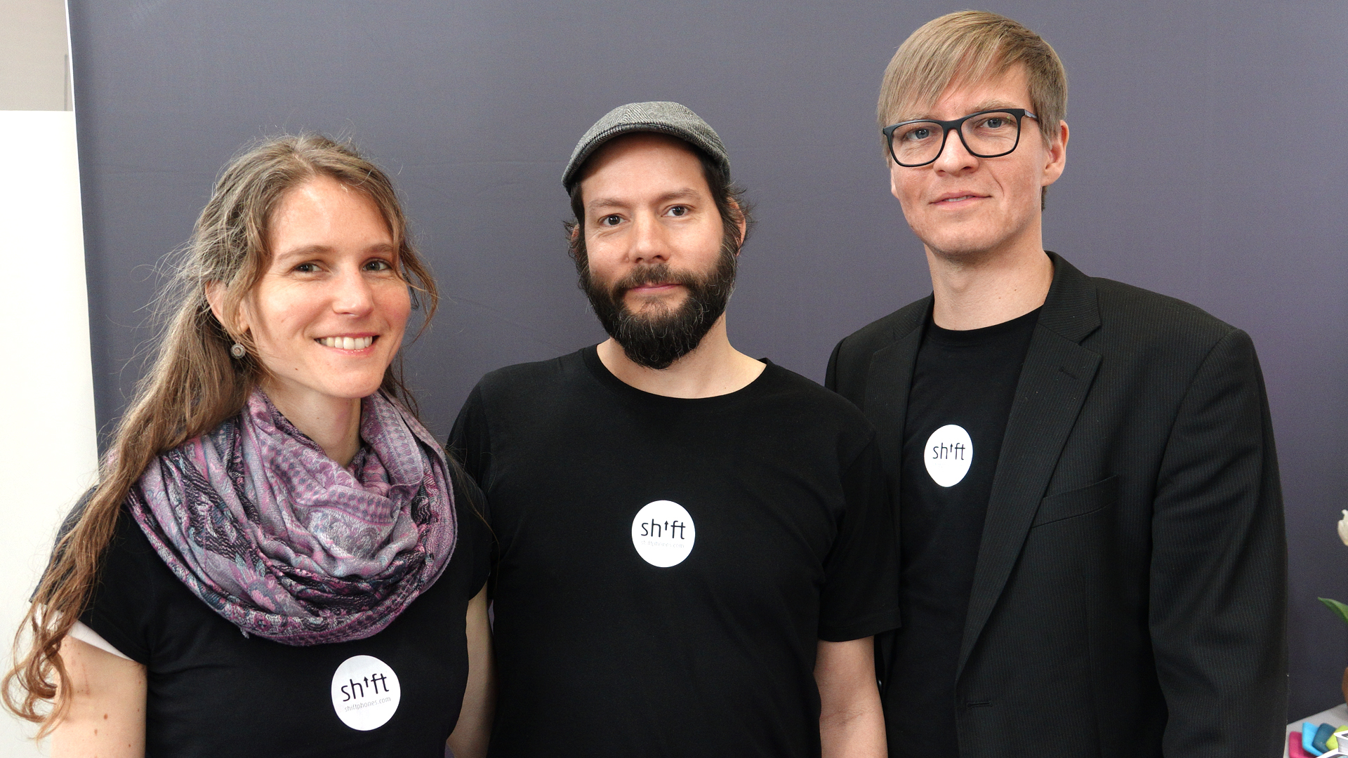 Die Köpfe hinter Shift: (v.l.) Deborah Waldeck, Carsten Waldeck, Produktdesigner Daniel Rauh