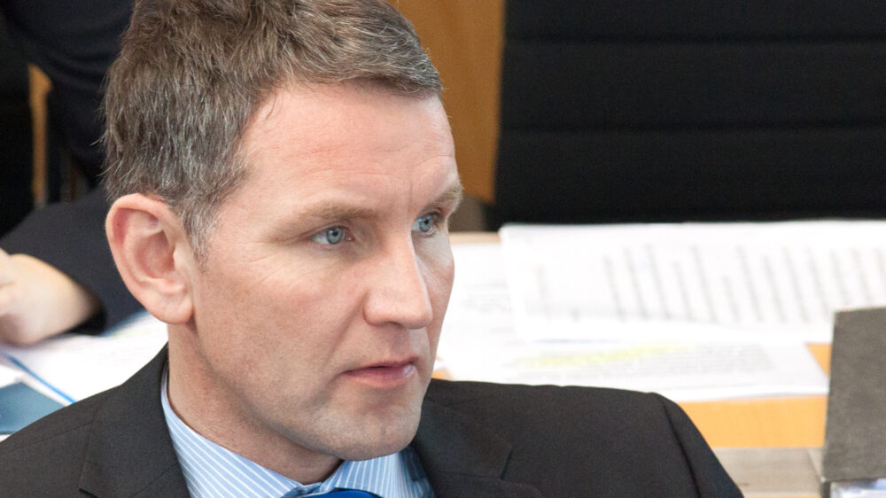 Björn Höcke hat das kirchenkritische Papier innerhalb der AfD auf den Weg gebracht