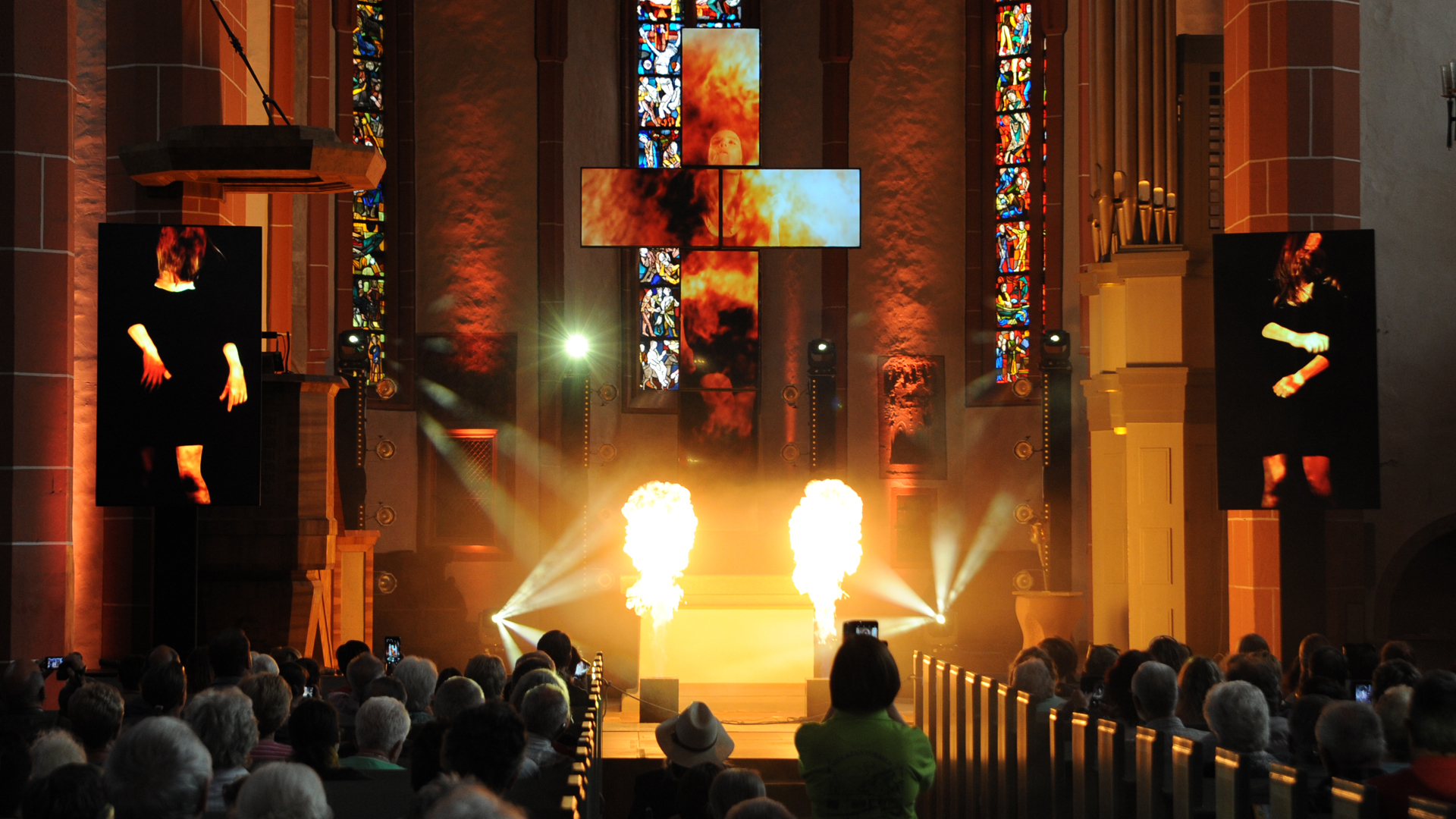 Ausdruck der Begeisterung: In „Feuerkirche