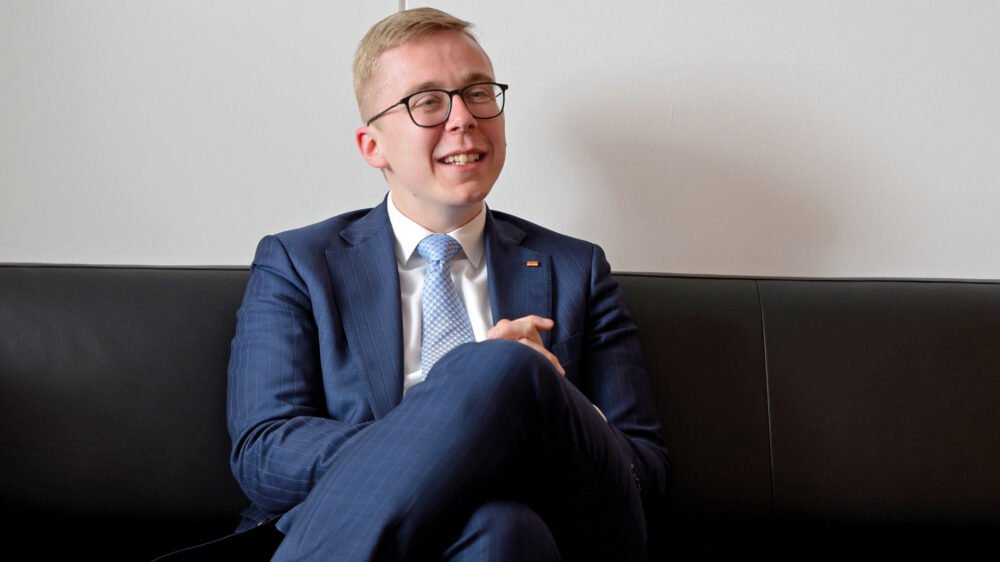 Philipp Amthor ist 26 Jahre alt und der jüngste direkt gewählte Bundestagsabgeordnete