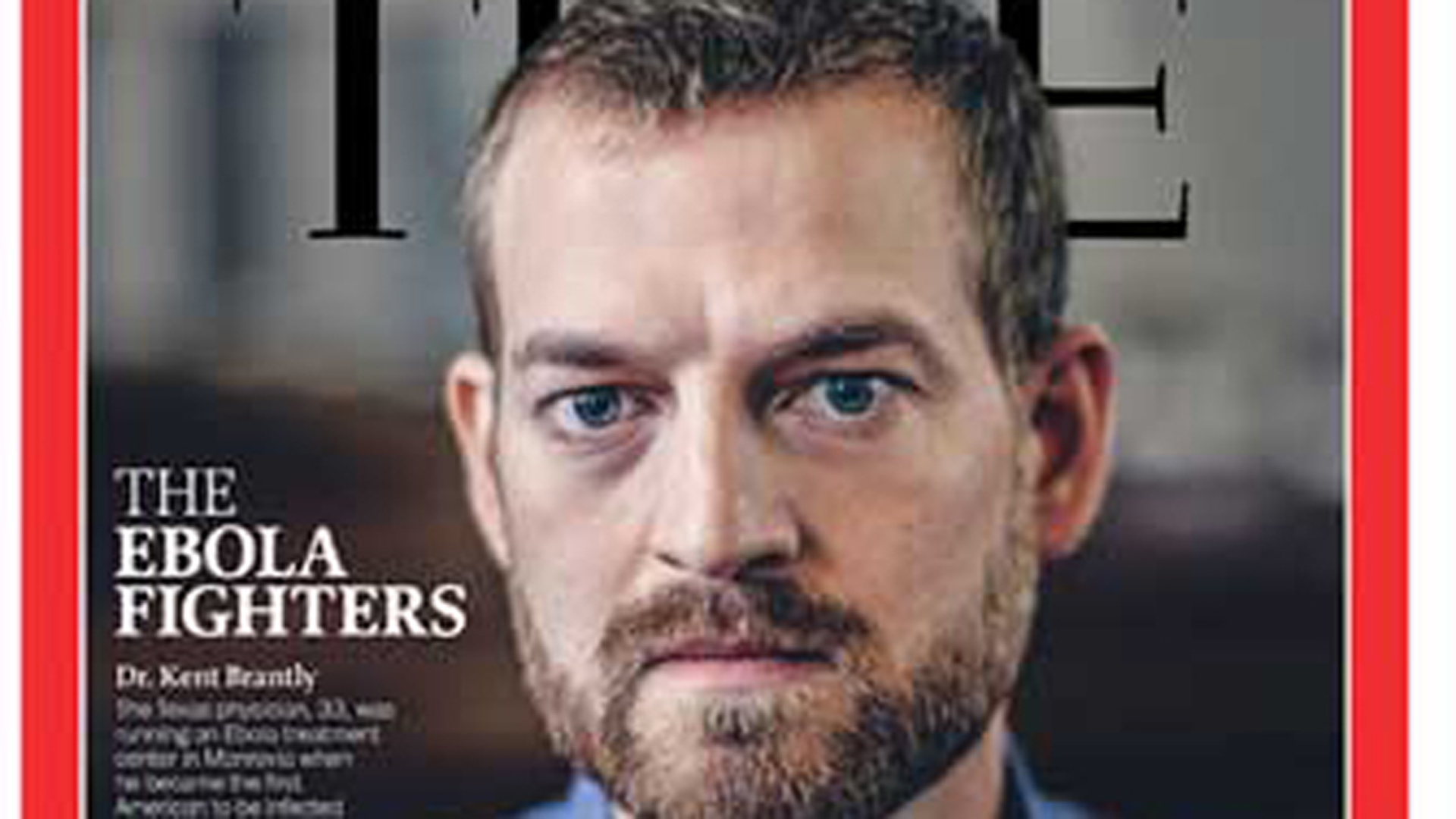 Kent Brantly auf dem Cover des Time Magazine