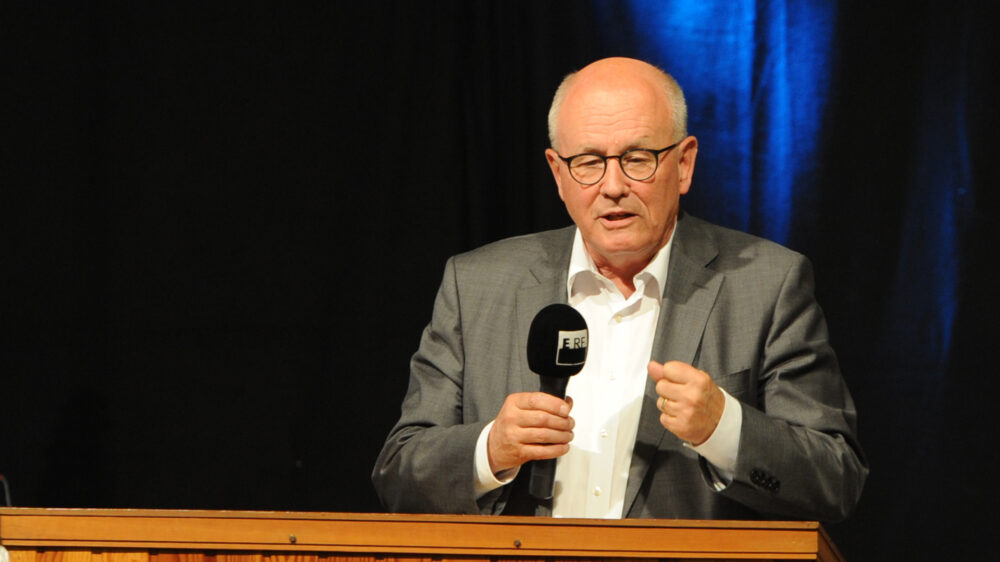 Volker Kauder, hier bei der Allianzkonferenz, feiert am 3. September seinen 70. Geburtstag