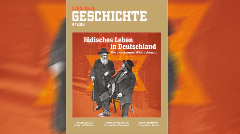 Das Cover von Spiegel Geschichte soll eine Facette des jüdischen Lebens zeigen, manche sehen darin Klischees bedient