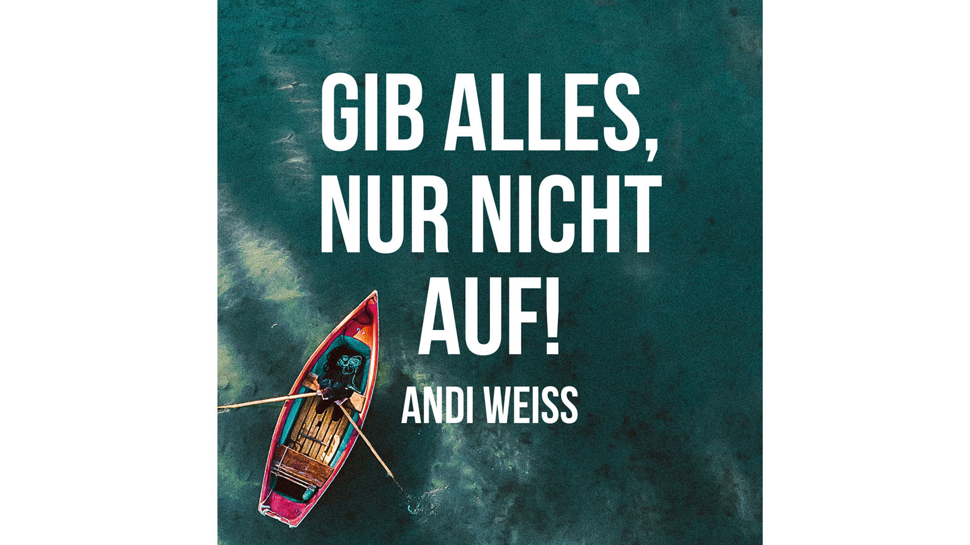 Andi Weiss: „Gib alles, nur nicht auf!“, Gerth Medien, 17,80 Euro, EAN 4029856400181
