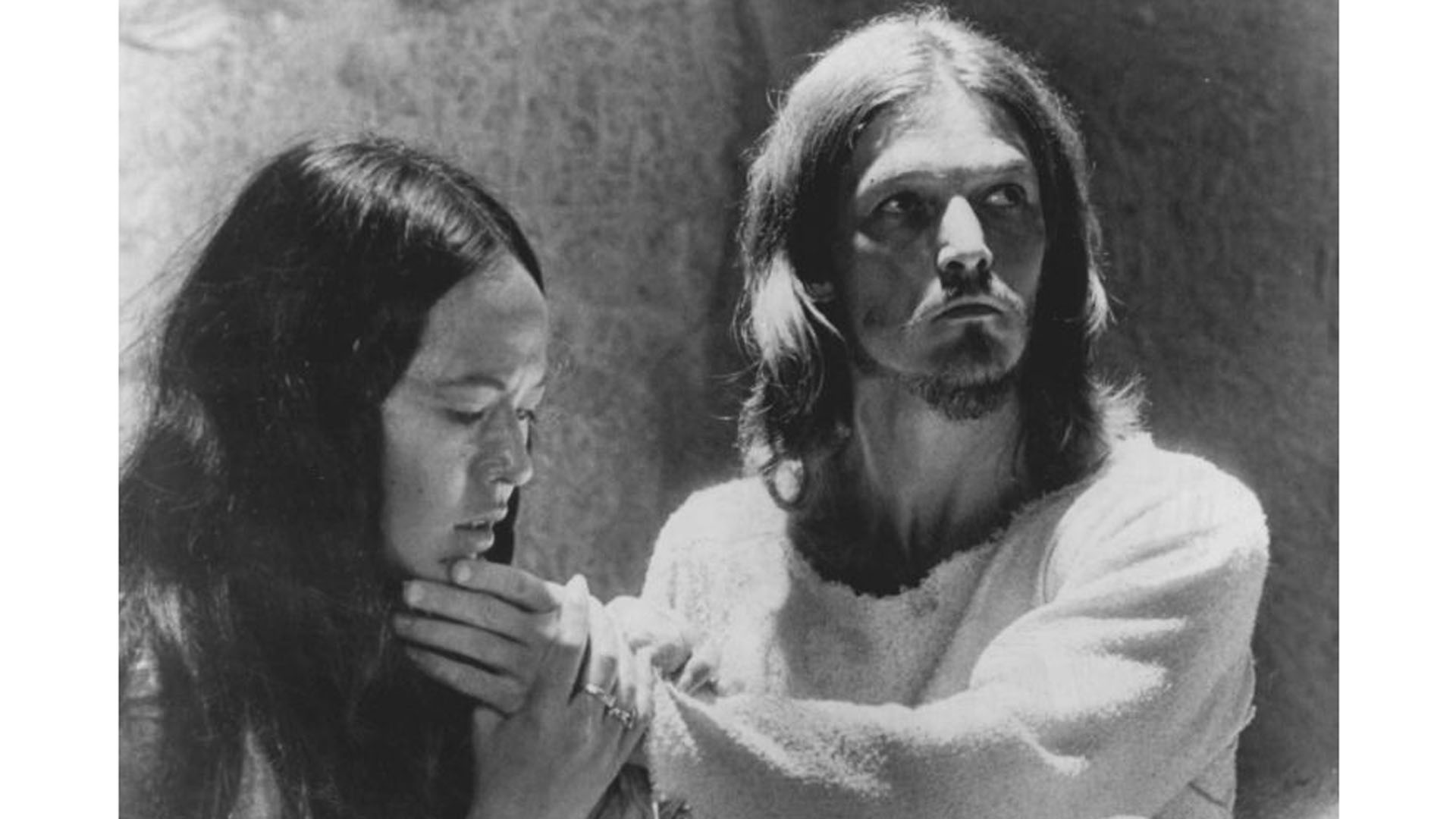 Verfilmung von „Jesus Christ Superstar“: Ted Neeley als Jesus und Yvonne Elliman in der Rolle der Maria Magdalena