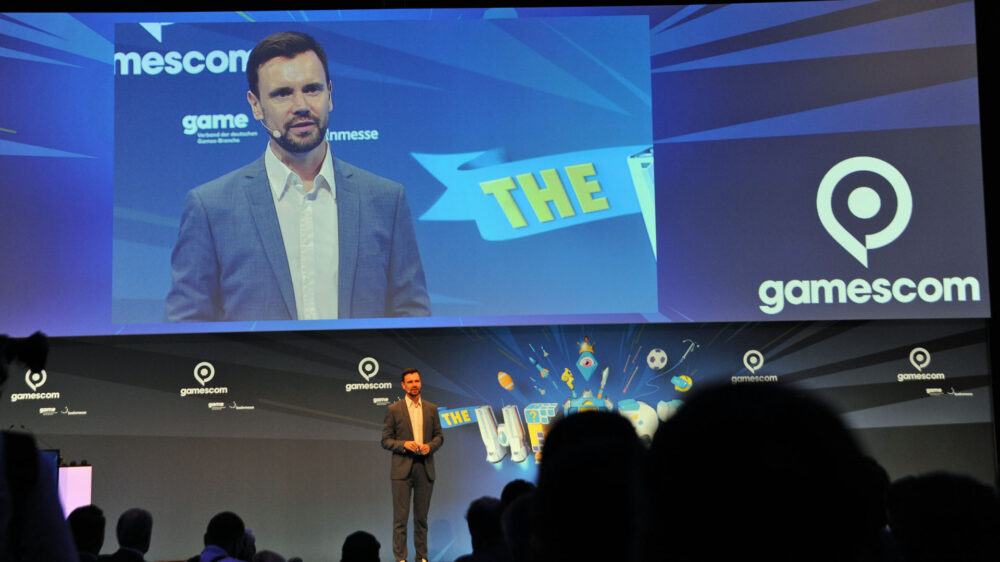 Auf der Gamescom: Felix Falk, Geschäftsführer von „Game“ – dem Verband der deutschen Games-Branche