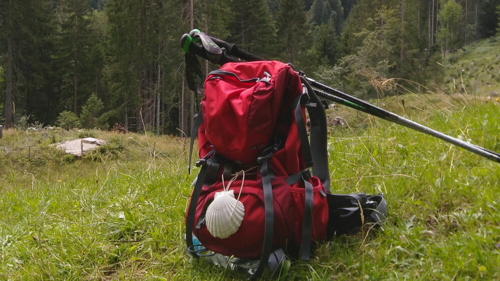 Wichtiges Gepäck für eine Pilgerwanderung ist der Rucksack