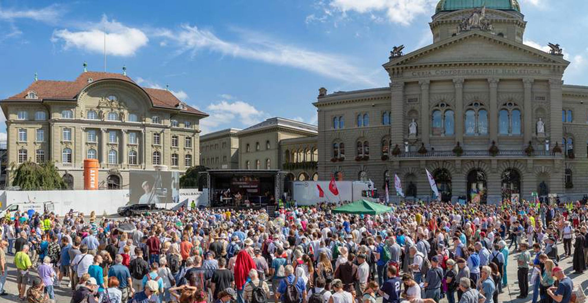 Teilnehmer vom „Marsch fürs Läbe“