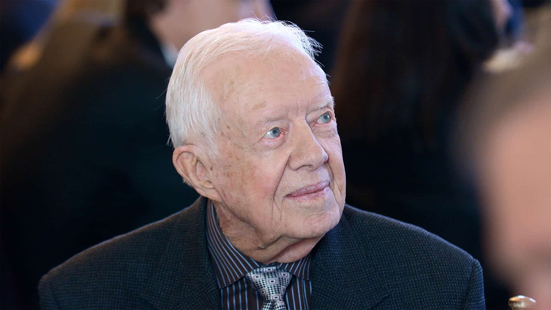 Jimmy Carter, geboren am 1. Oktober 1924, 39. US-Präsident, hält noch immer Bibelstunden ab