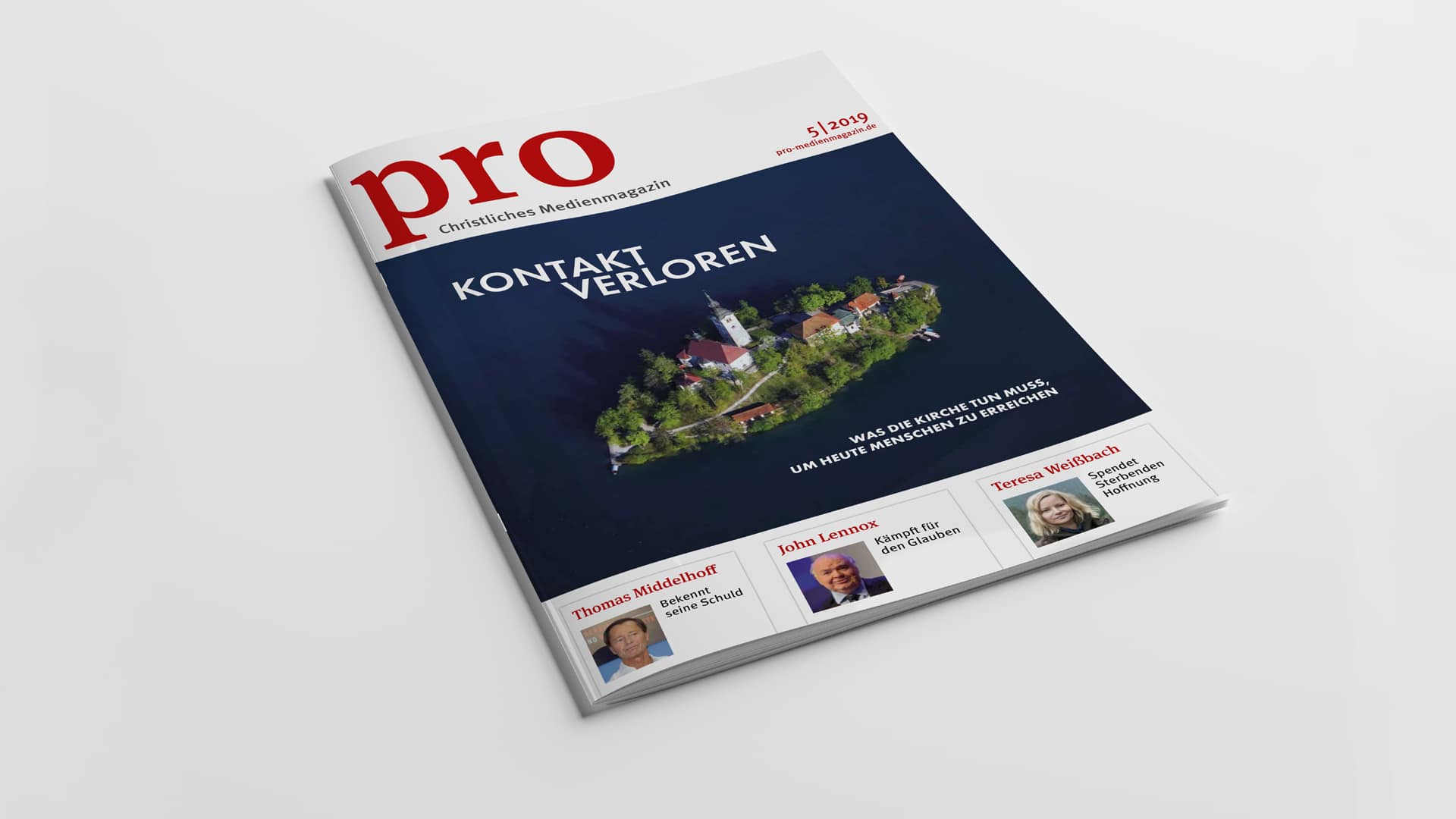 Die pro 5/2019 widmet sich dem Mitgliederschwund in den Kirchen