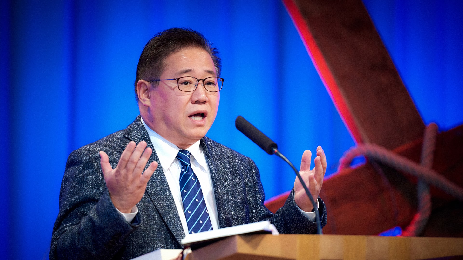 Kenneth Bae sprach auf dem Kongress „Christenverfolgung heute“ in Schwäbisch Gmünd