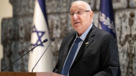 Israels Präsident Reuven Rivlin beim Christian Media Summit in Jerusalem
