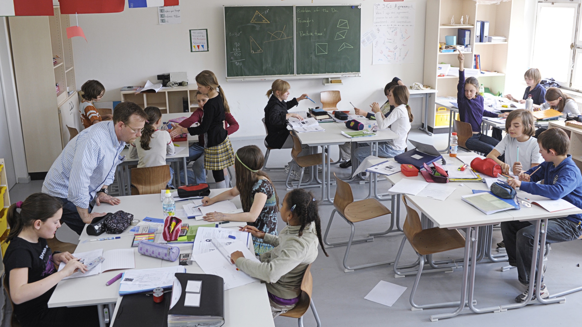 Schule, Kalsse, Kinder, Schüler, lernen