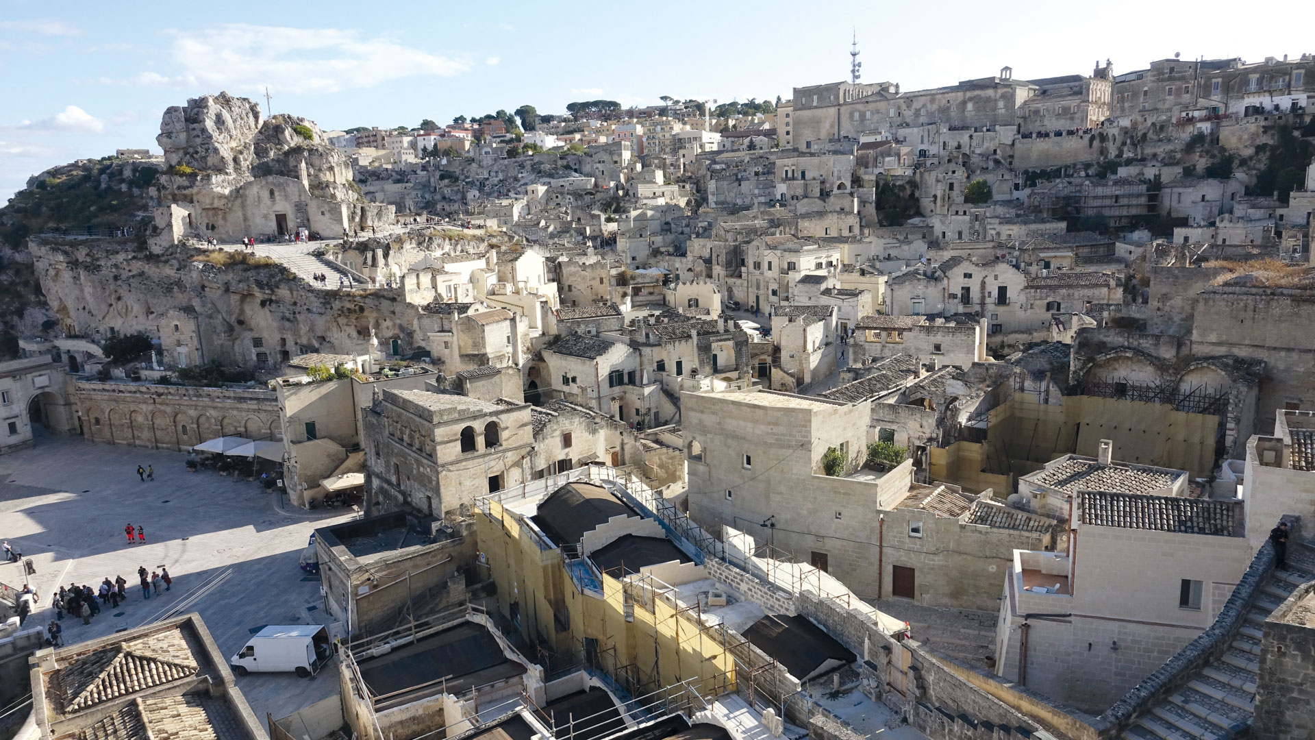 Blick über die Altstadt von Matera