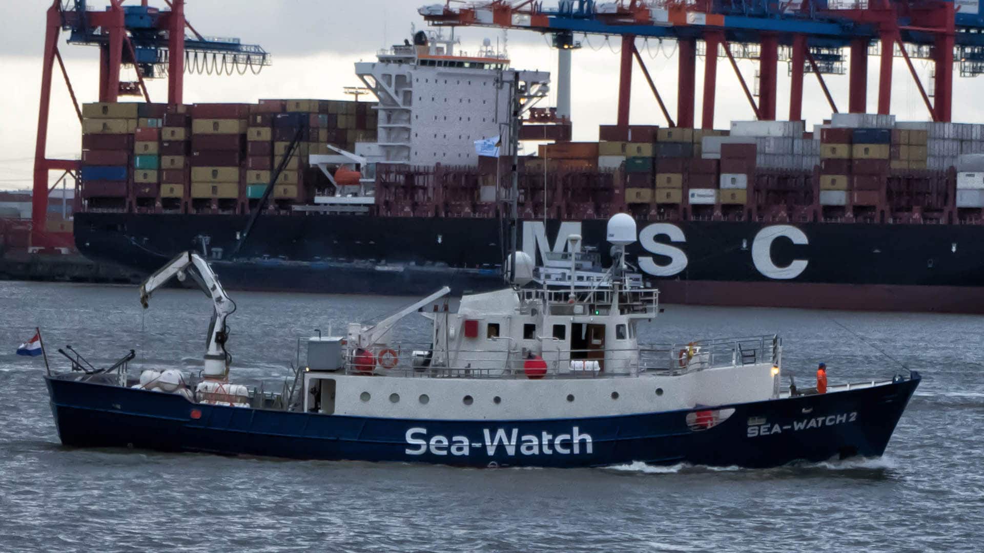 Das geplante Rettungsschiff soll von der Organisation Sea-Watch eingesetzt werden