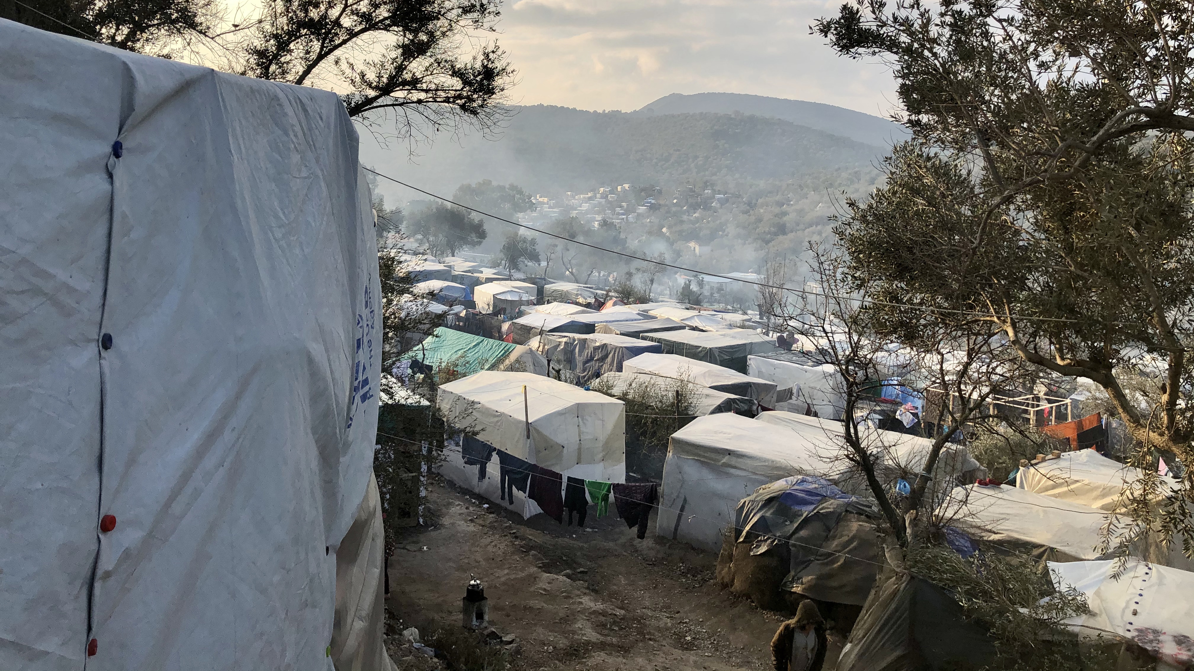 Das Camp Moria ist für 3.000 Personen ausgelegt. Es leben 21.000 Menschen hier.