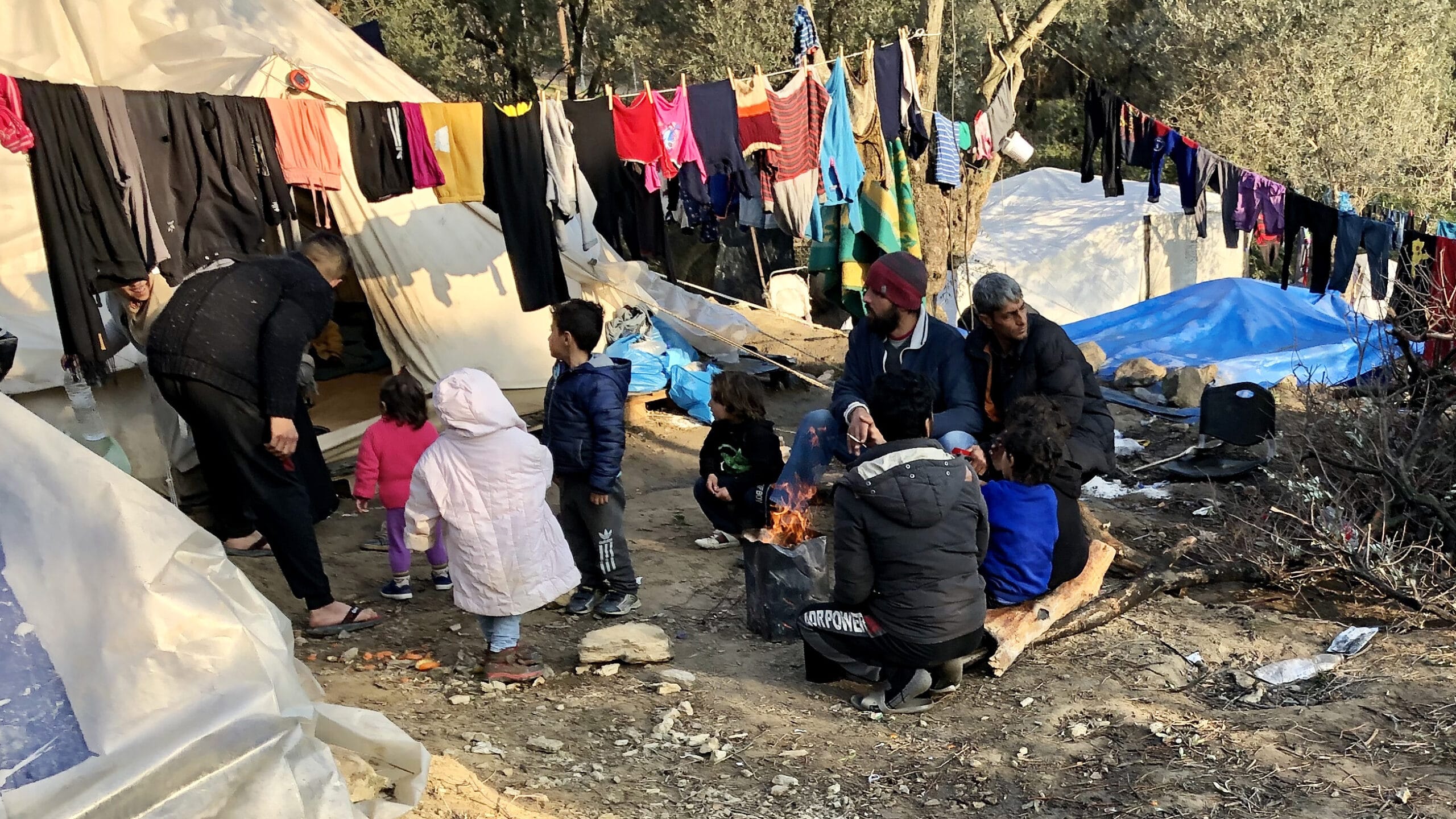 Die Zustände im Camp Moria auf Lesbos sind katastrophal
