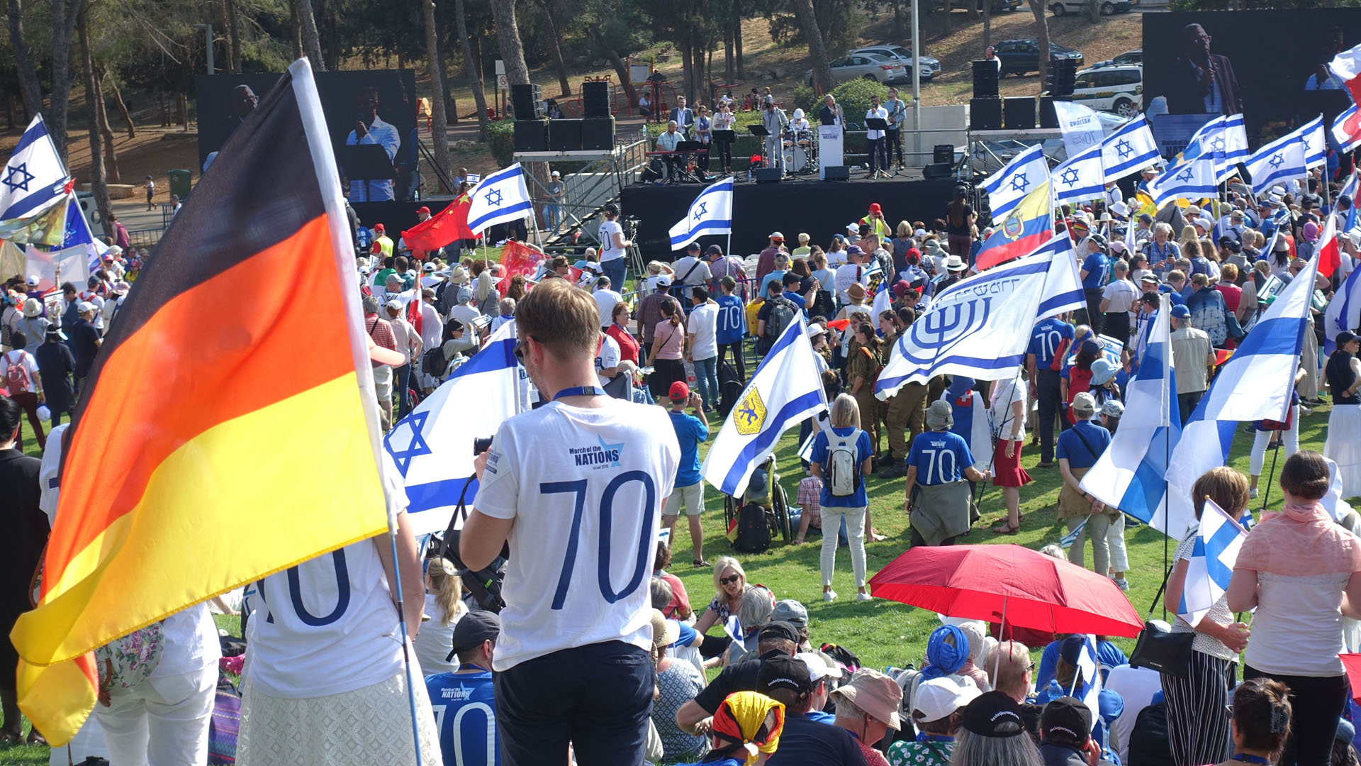 Zum ersten „March of Nations“ 2018 waren in Jerusalem 6.000 Menschen aus aller Welt zusammengekommen