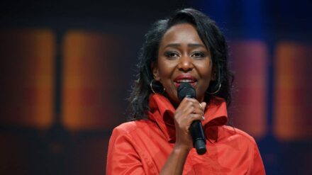 Immaculée Ilibagiza sprach beim Willow-Creek-Leitungskongress Ende Februar. pro hat sie am Rande der Veranstaltung getroffen.