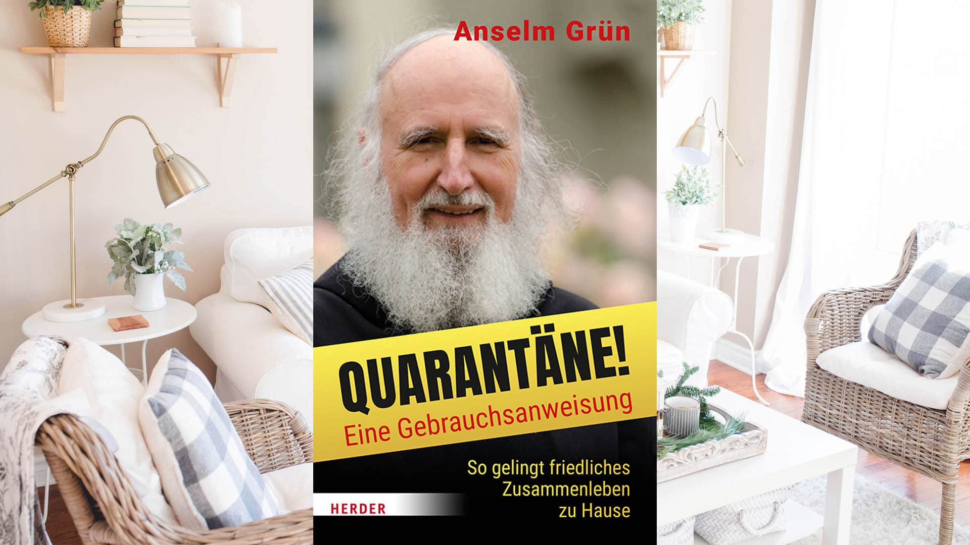 Eine „Gebrauchsanweisung“ gibt der Benediktinermönch Anselm Grün in seinem Buch zur Corona-Krise. Erhältlich als gebundenes Buch und als eBook.