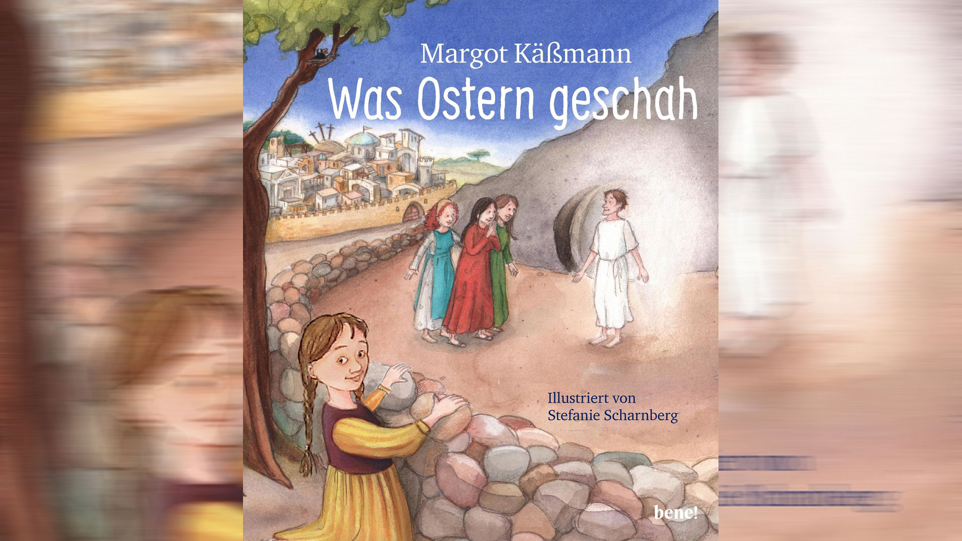 Margot Käßmann hat die Ostergeschichte kindgerecht aufbereitet. In dem Buch „Was Ostern geschah“ erzählt sie die Ereignisse rund um Jesus aus Sicht des Mädchens Rebekka.