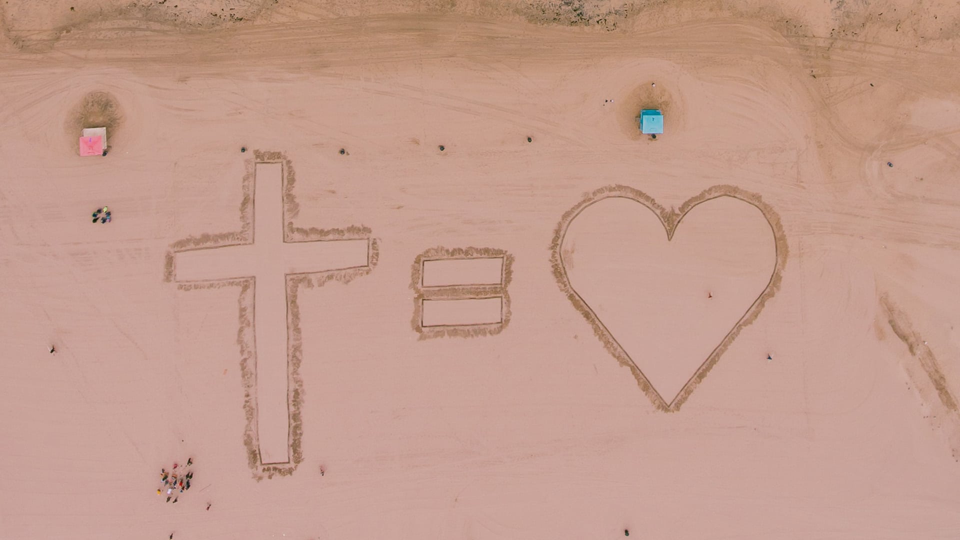 Spuren im Sand: eine Botschaft von Jesus