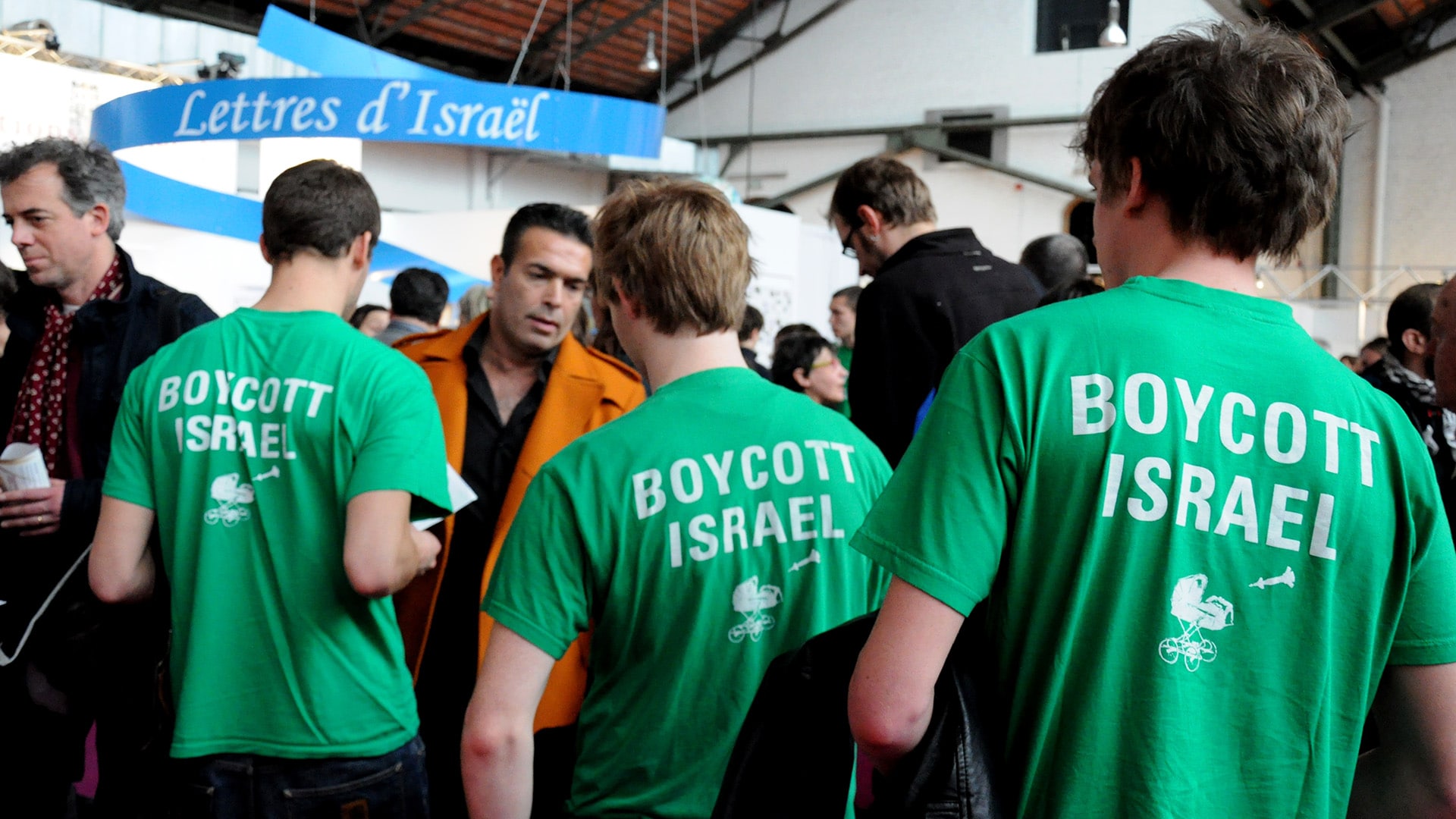 BDS-Unterstützer 2012 in Brüssel