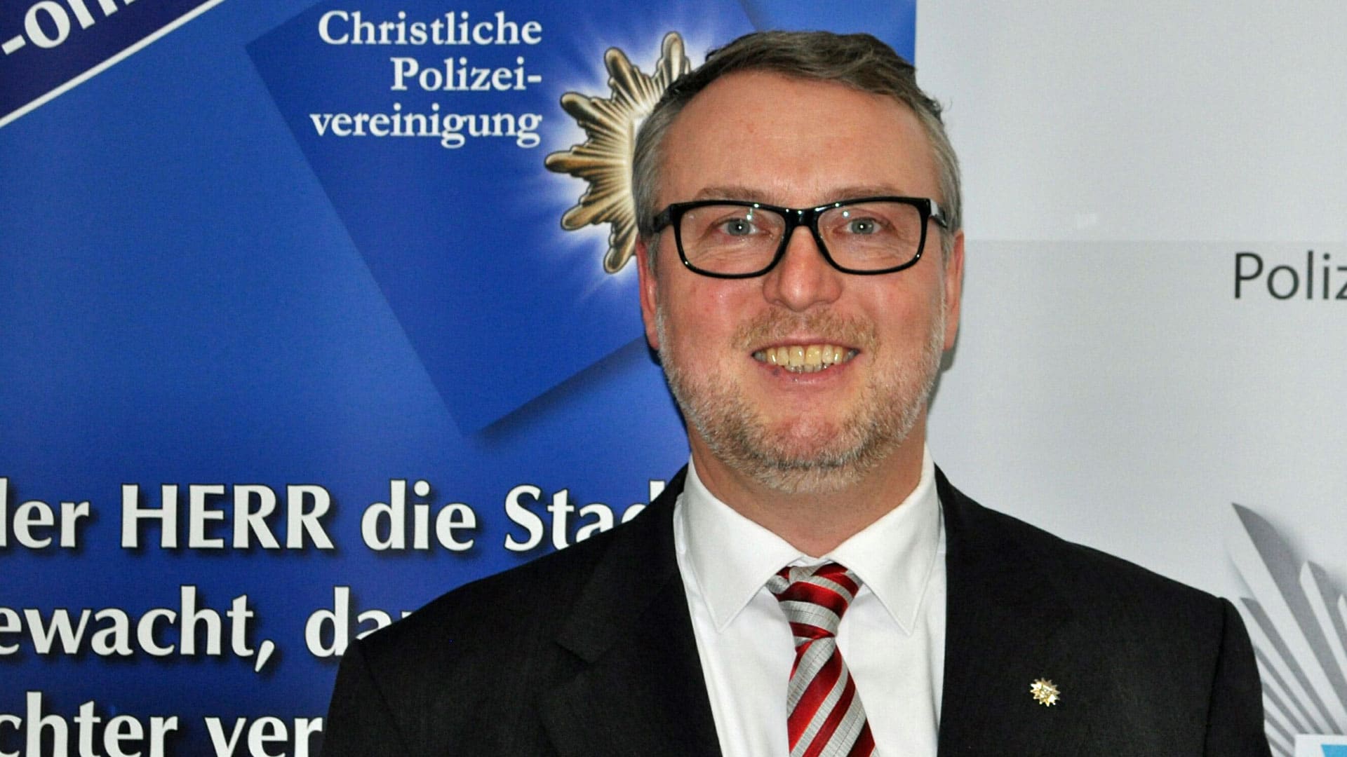 Der Bundesvorsitzende der Christlichen Polizeivereinigung, Kriminalhauptkommissar Holger Clas