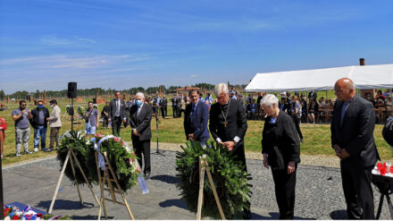 Gemeinsames Gedenken der Spitzenvertreter der Evangelischen Kirche sowie des Zentralrats der Juden und des Zentralrates der Sinti und Roma in Auschwitz