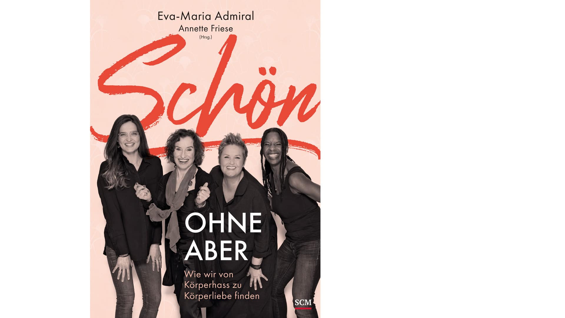 Eva-Maria Admiral, Annette Friese (Hg.): „Schön ohne Aber. Wie wir von Körperhass zu Körperliebe finden“, SCM Hänssler, 224 Seiten, 19,99 Euro, ISBN 9783775159333. In einem Film zum Buch erzählt Admiral ihre eigene Geschichte und stellt Übungen für Selbst- und Körper­liebe vor.