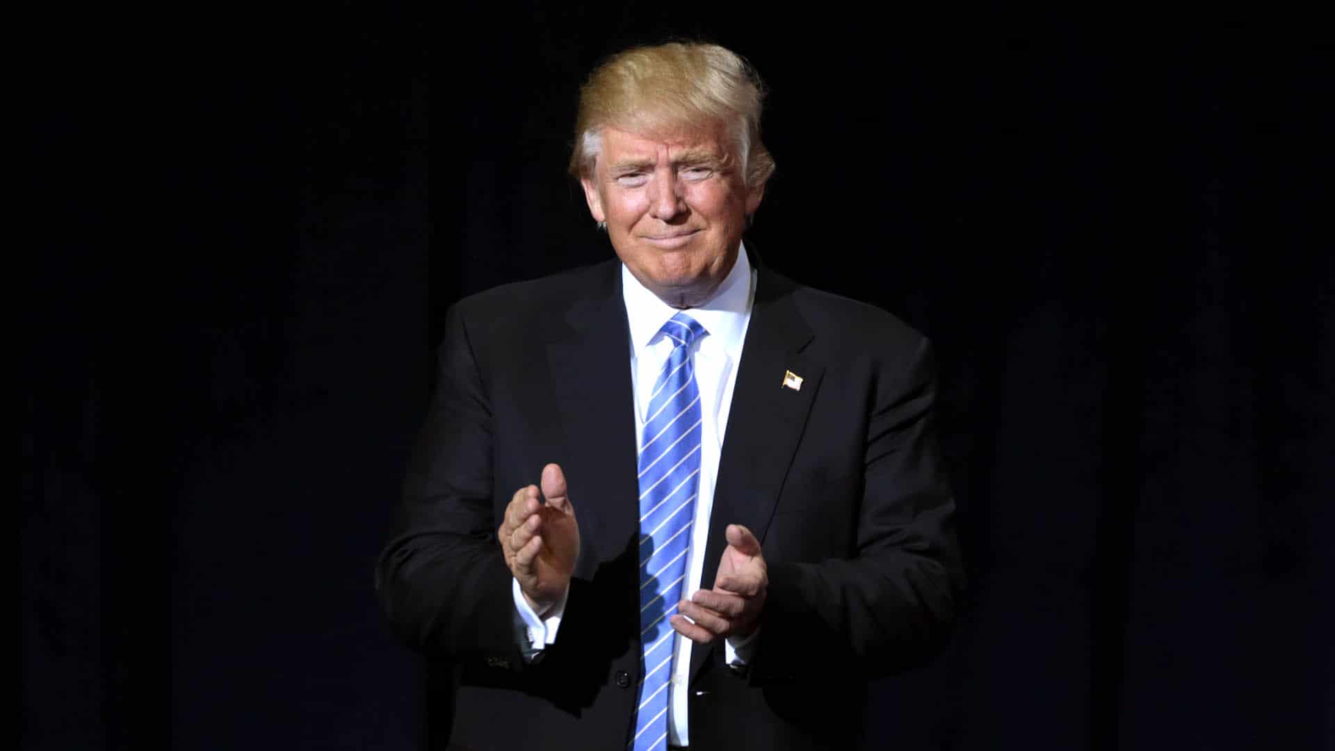 US-Präsident Donald Trump wirbt derzeit auf dem Parteitag der Republikaner für seine Wiederwahl